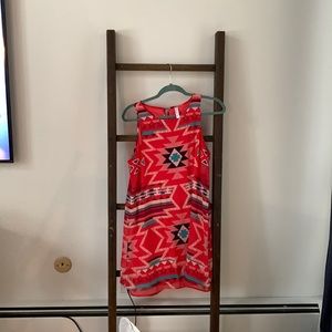 Dress with Aztec pattern